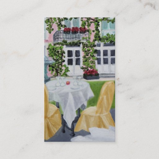 Customizable La Table des Marechaux business card