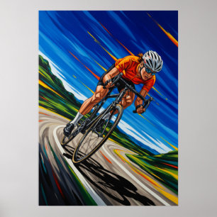LA TANGENTE VIVE (The Sharp Tangent) - Original Ar Poster