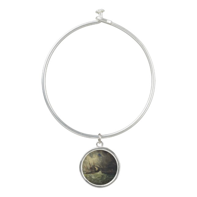 La Tempête – Félix Ziem Bangle Bracelet (Front)