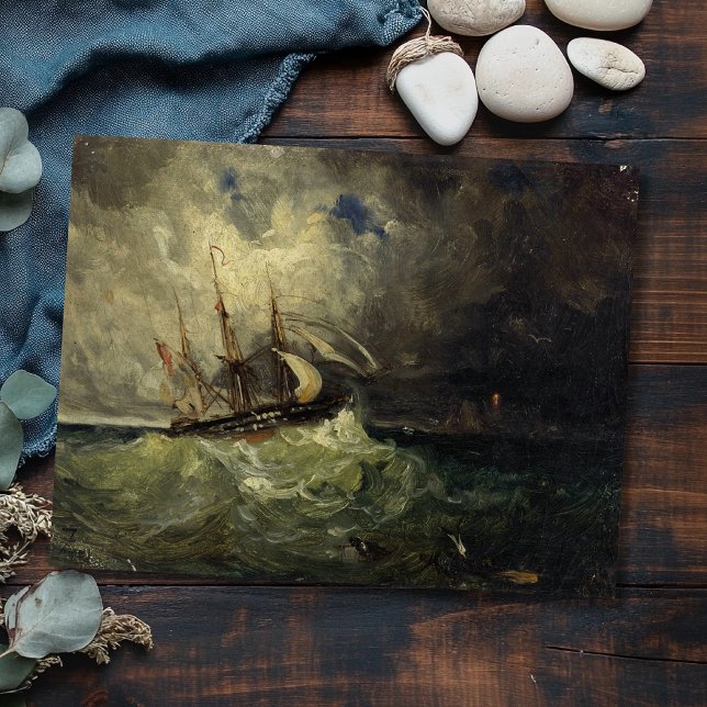 La Tempête – Félix Ziem Postcard (Creator Uploaded)