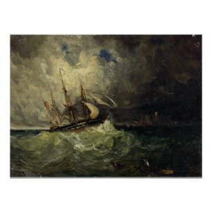 La Tempête – Félix Ziem Poster