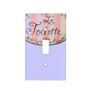 La Toilette Bathroom Light Switch Cover