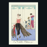 La Toilette Délicieuse (1922) by Barbier Poster<br><div class="desc">La Toilette Délicieuse (1922) fashion illustration  by George Barbier</div>