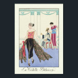 La Toilette Délicieuse (1922) by Barbier Poster<br><div class="desc">La Toilette Délicieuse (1922) fashion illustration  by George Barbier</div>
