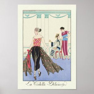 La Toilette Délicieuse (1922) by Barbier Poster