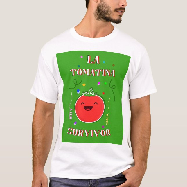 La Tomatina Bunol Celebration Valencia gift Spain T-Shirt (Front)