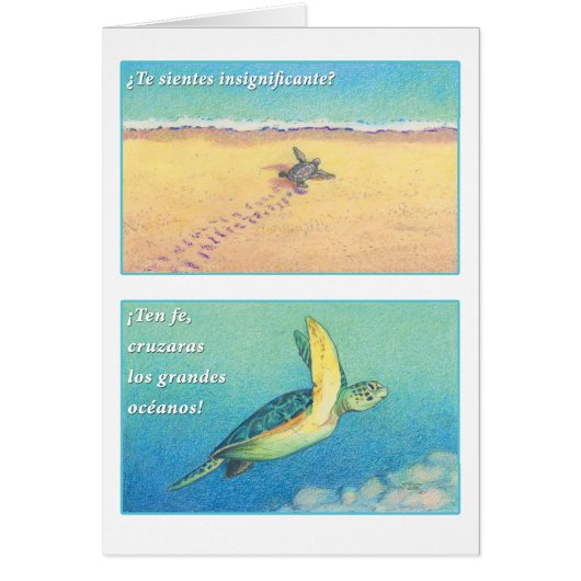 La Tortuga de Mar, tarjeta Cards (Front)