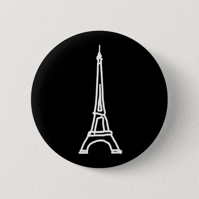 la Tour Eiffel Button (Front)