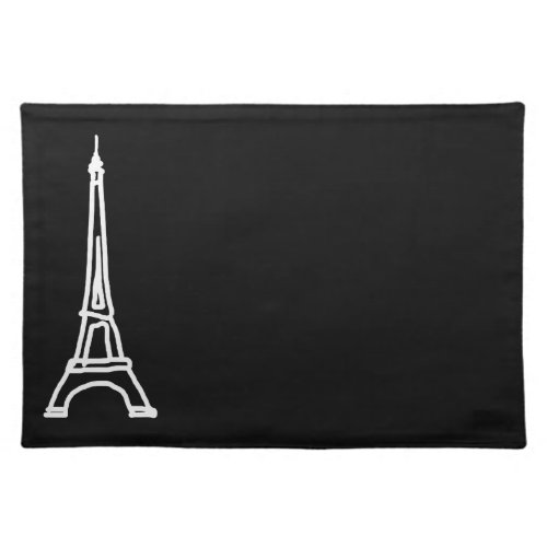 la tour Eiffel Cloth Placemat