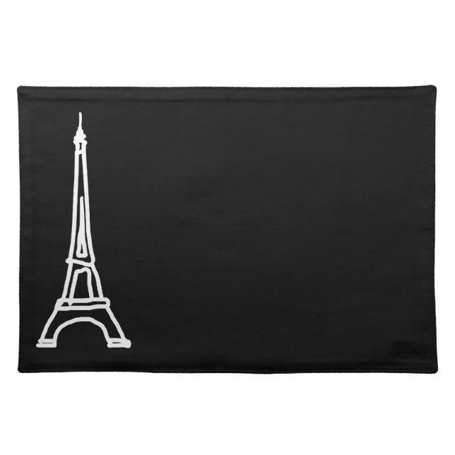 la tour Eiffel Cloth Placemat (Front)