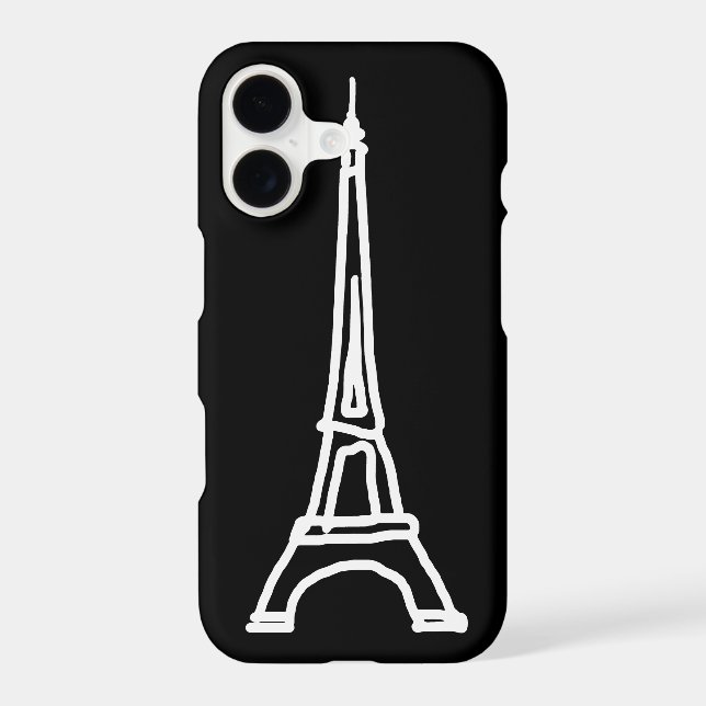 La Tour Eiffel Iphone Case (Back)
