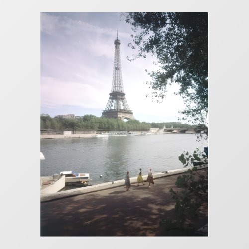La Tour Eiffel. Paris, vers 1960. Wall Decal