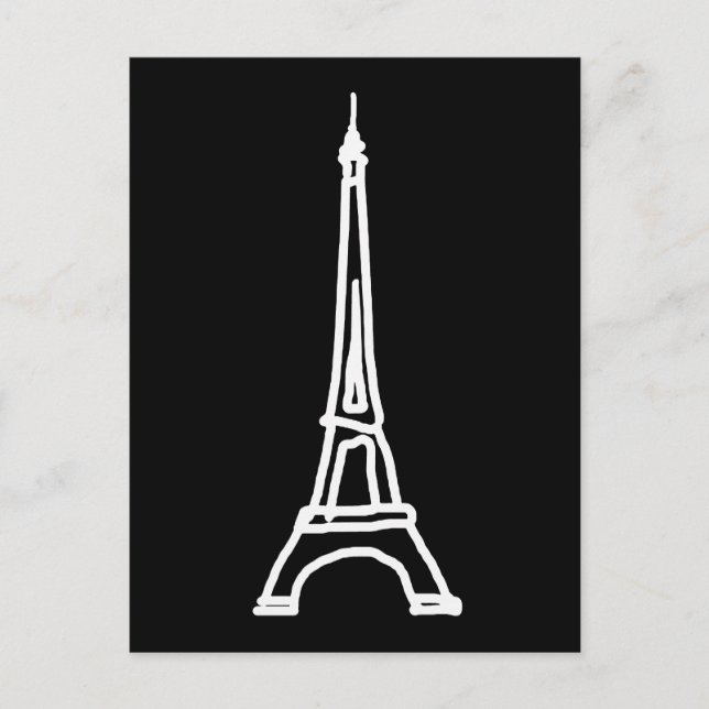 la tour Eiffel Postcard (Front)