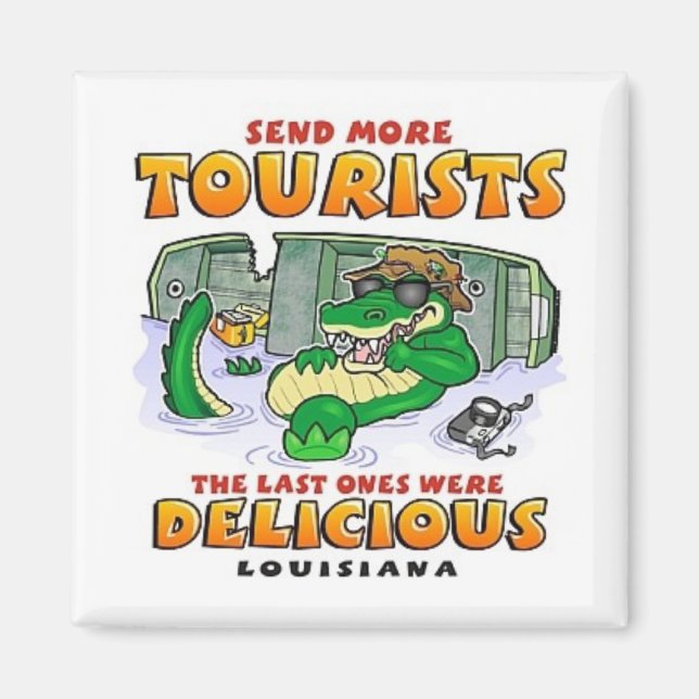 LA Tourist Gator Magnet (Front)