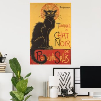 La Tournée Du Chat Noir Poster by PawsitiveDesigns at Zazzle