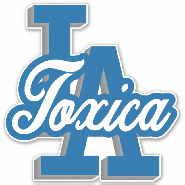 La Toxica Car Hard hat Decal Sticker (Front)