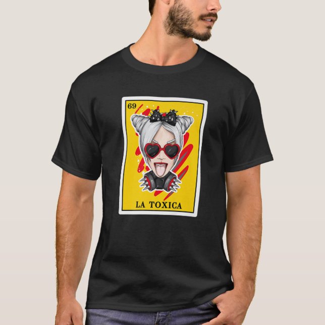 La Toxica Lottery Gifts For Women Mexican Lottery T-Shirt (Front)
