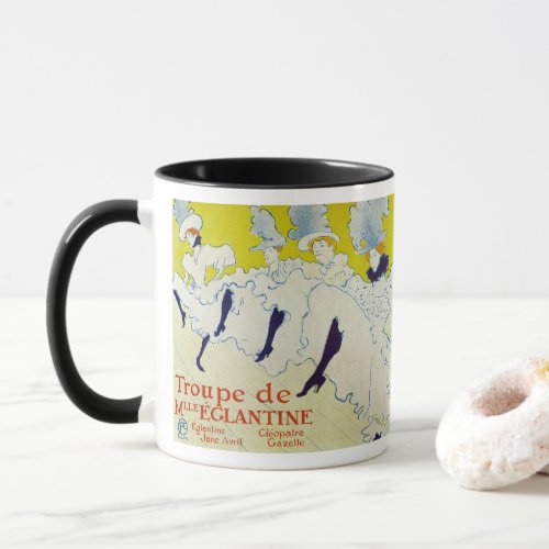 La Troupe de Mlle Eglantine by Toulouse Lautrec Mug