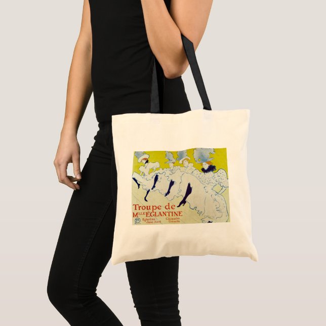 La Troupe de Mlle Eglantine by Toulouse Lautrec Tote Bag (Front (Product))