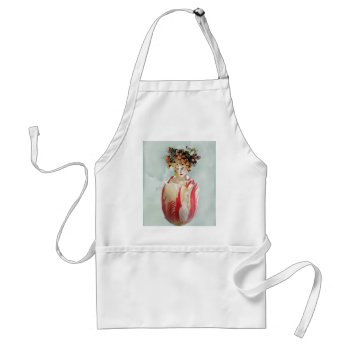 La Tulipe Adult Apron by WickedlyLovely at Zazzle