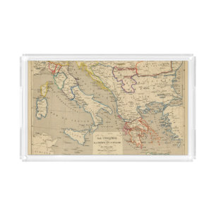 La Turquie, la Grece et l'Italie de 1700 a 1840 Acrylic Tray