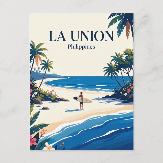 La Union Philippines Postcard (Front)