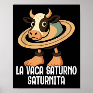 La Vaca Saturno Saturnita Italian Brainrot Funny M Poster