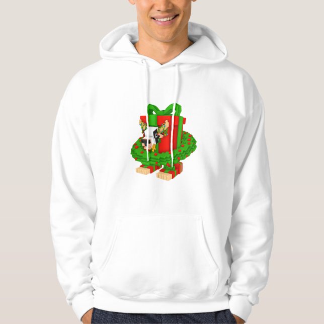 La Vacca Presento Natalina Christmas Brainrot Hoodie (Front)