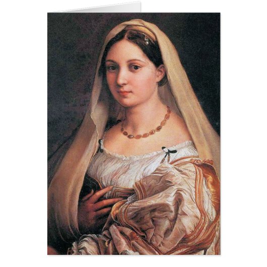 La velata or La donna velata by Raffael Cards (Front)