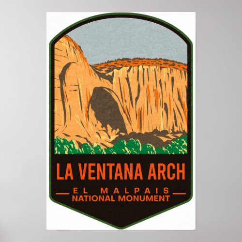 La Ventana Arch El Malpais National Monument Poster