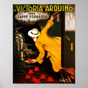 La Victoria Arduino Caffe Expresso Italy Poster