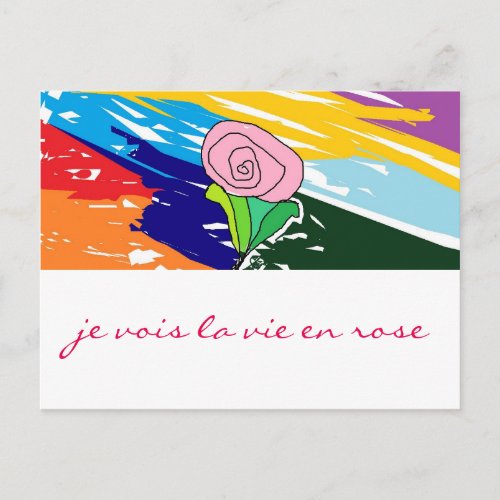 La vie en Rose card