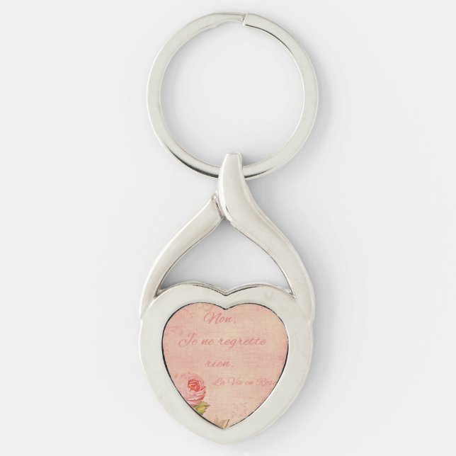 La Vie En Rose Keychain (Front)
