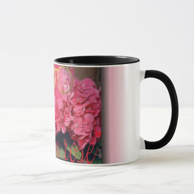 "la vie en rose" mug (Right)