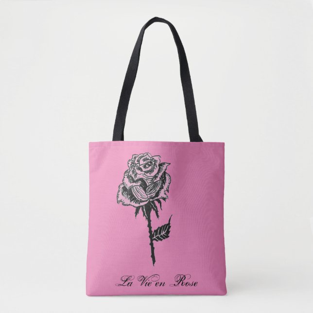 La Vie en Rose Tote (Front)