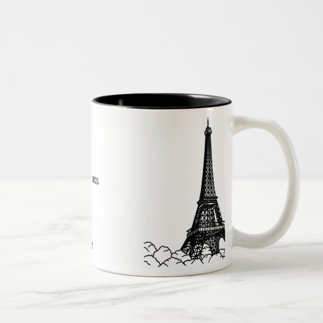 La vie en rose. Two-Tone coffee mug (Right)