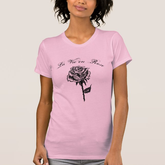 La Vie en Rose women’s t-shirt (Front)