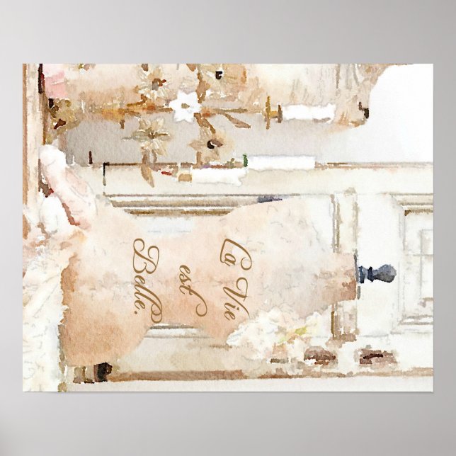 La Vie est Belle Poster (Front)