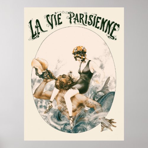 La Vie Parisienne _ Au Temps Fabuleux Poster