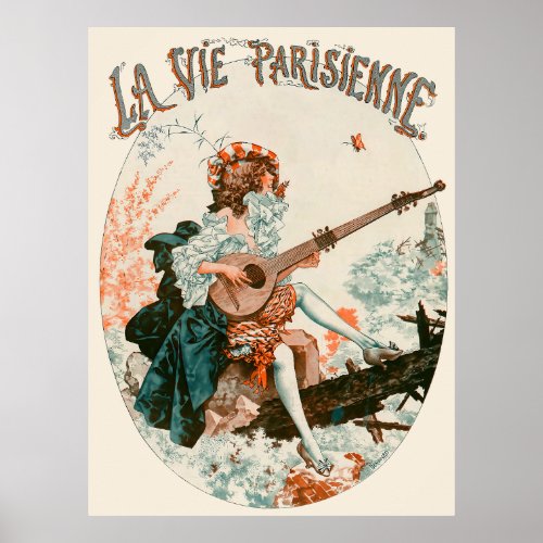 La Vie Parisienne _ Aubade au printemps Poster