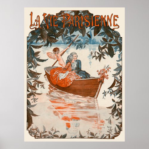 La Vie Parisienne _ Barque sur leau Poster