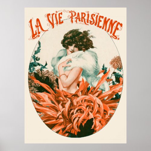 La Vie Parisienne _ Fleurs dautomne Poster