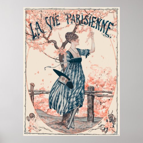 La Vie Parisienne _ Fleurs de pcher Poster