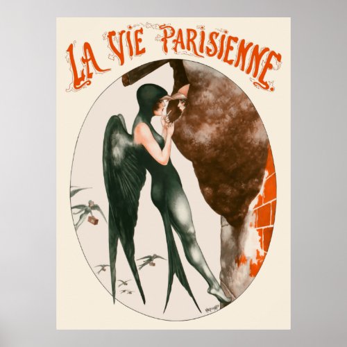 La Vie Parisienne _ La crise des logements Poster