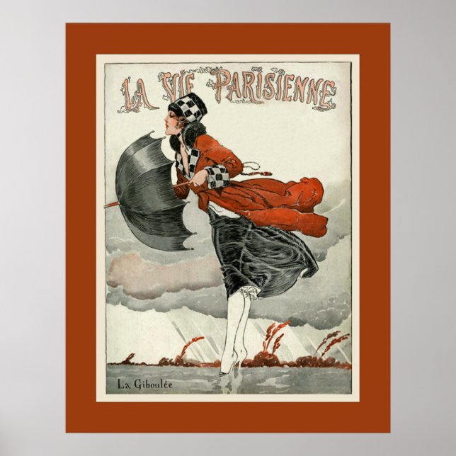 La Vie Parisienne ~ La Giupset ~ Sleet 1918 Poster (Front)