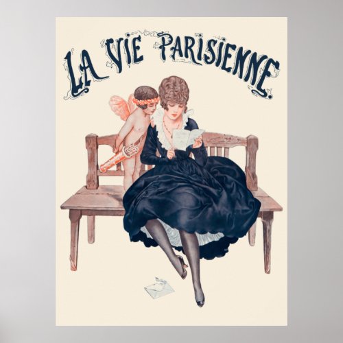 La Vie Parisienne _ La lettre damour Poster