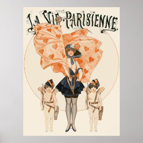 La Vie Parisienne _ LAmour prends garde Illustr Poster