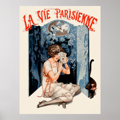 La Vie Parisienne _ Le livre dfendu Poster