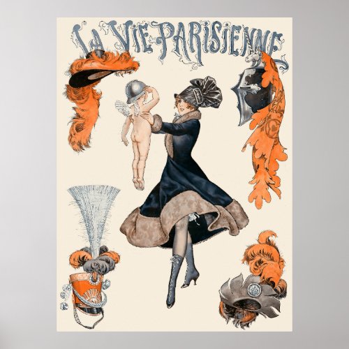 La Vie Parisienne _ Le nouveau casque Poster