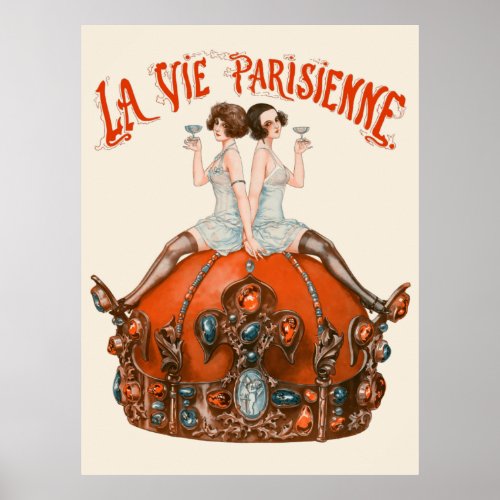 La Vie Parisienne _ Le Roi boit  Poster